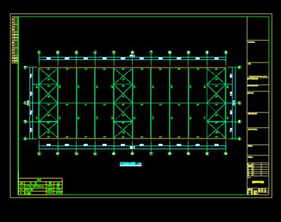 二層鋼結(jié)構(gòu)框架圖cad（二層鋼結(jié)構(gòu)框架圖cad資源） 結(jié)構(gòu)框架施工 第2張