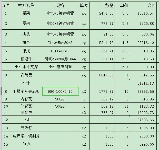 2020年鋼結構制作安裝費多少錢一噸呢（2020年鋼結構制作安裝費多少錢一噸） 結構電力行業(yè)施工 第5張