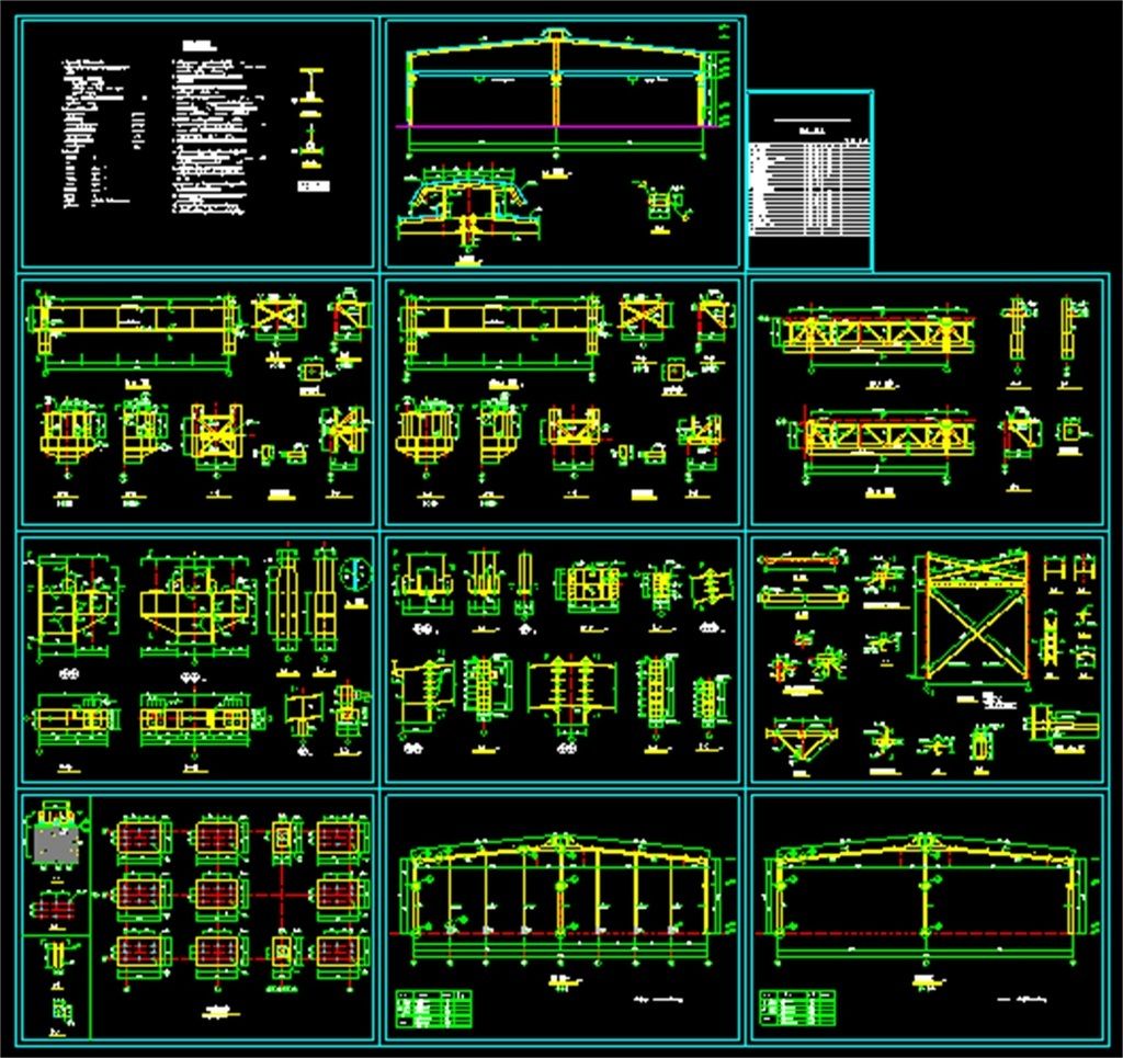 鋼結(jié)構(gòu)廠房建筑圖（鋼結(jié)構(gòu)廠房建筑圖包含哪些內(nèi)容）