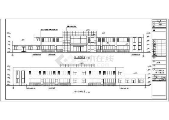 鋼結(jié)構(gòu)二層辦公樓效果圖